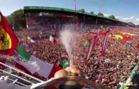 Watch The View From Lewis Hamilton’s Champagne Bottle On The Monza Podium!