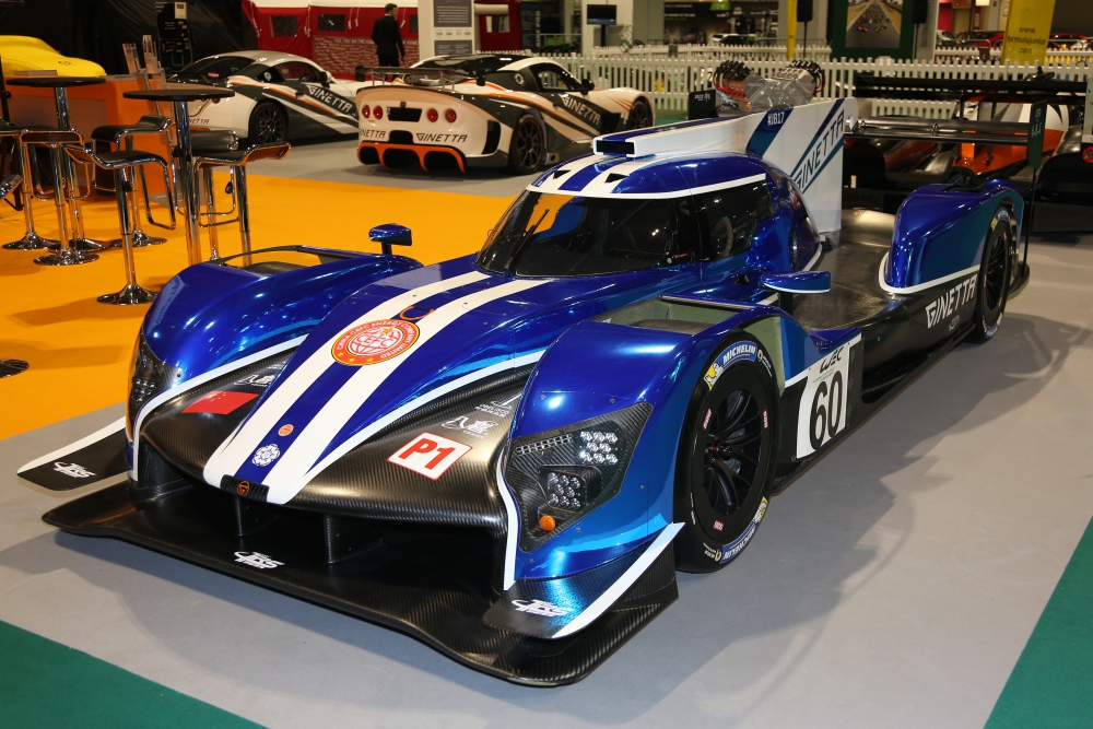 Covers come off the new Ginetta G60-LT-P1 LMP1 car