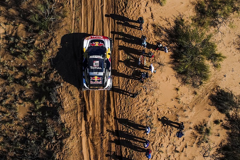 Carlos Sainz with 2018 Dakar Rally for Peugeot